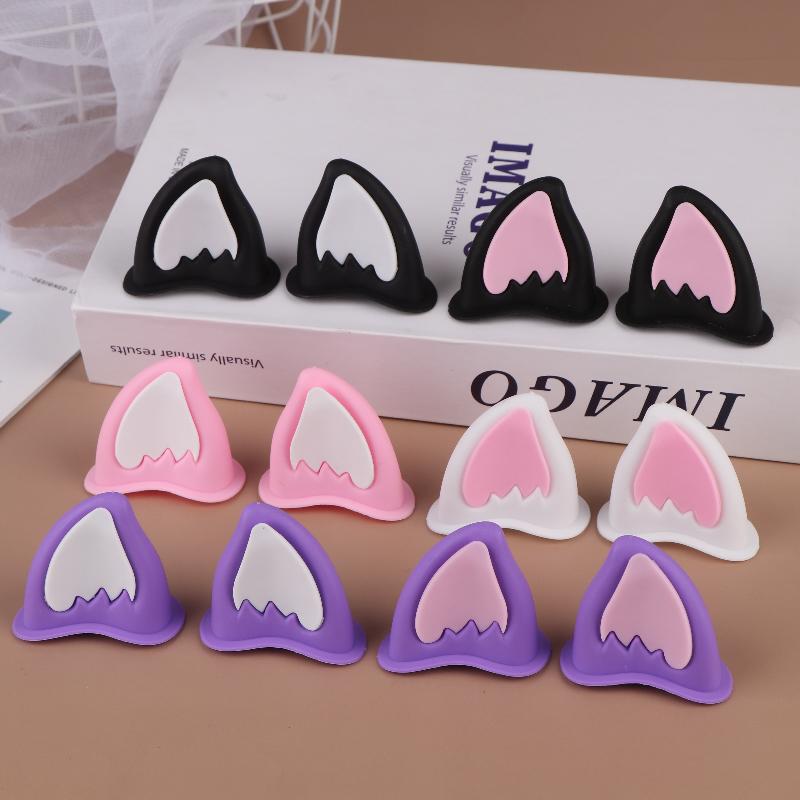 Cycling Gear Helmet - Motorcycle Helmet Cat Ear Decorations Helmet