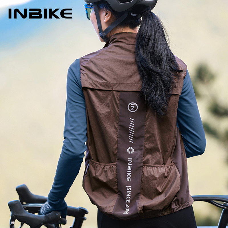 Reflective Cycling Vest - INBIKE Women's Cycling Vest Sleeveless Running
