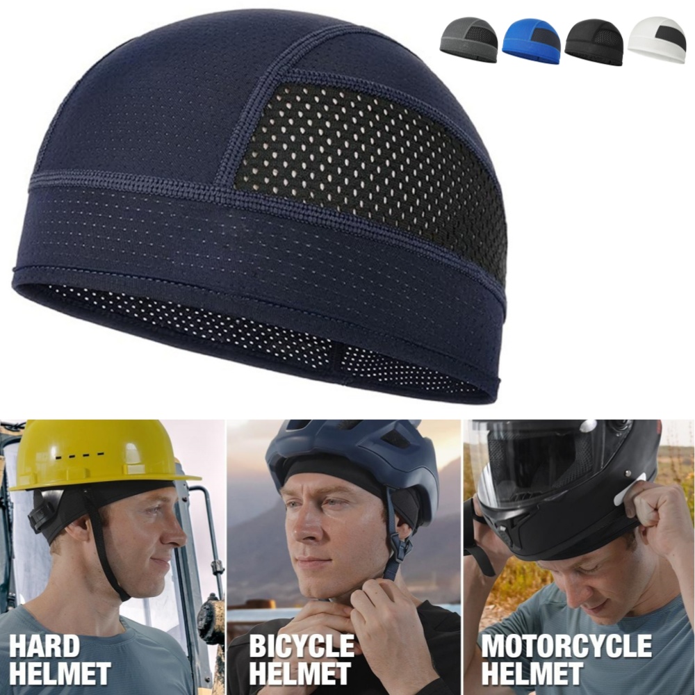 Cycling Gear Helmet - Summer Mesh Thin Vents Beanie Cap