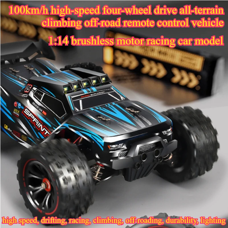 Cycling Gear Rack - 100km/h High-speed 4WD Rc Cars,1:14 Brushless