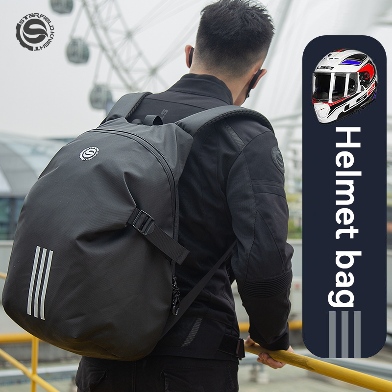 Cycling Gear And Equipment - SFK Motorcycle Cycling Helmet Bag High-capacity