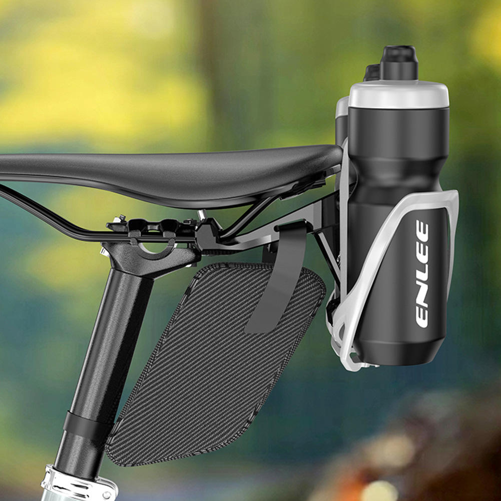 Cycling Gear Organizer - Bicycle Saddle Bottle Cage Extension Holder