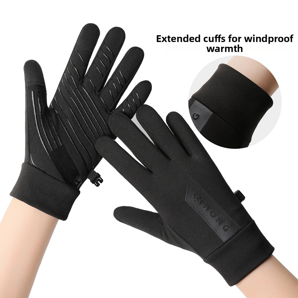Cycling Gear For Cold Weather - Winter Touchscreen Gloves For Men &