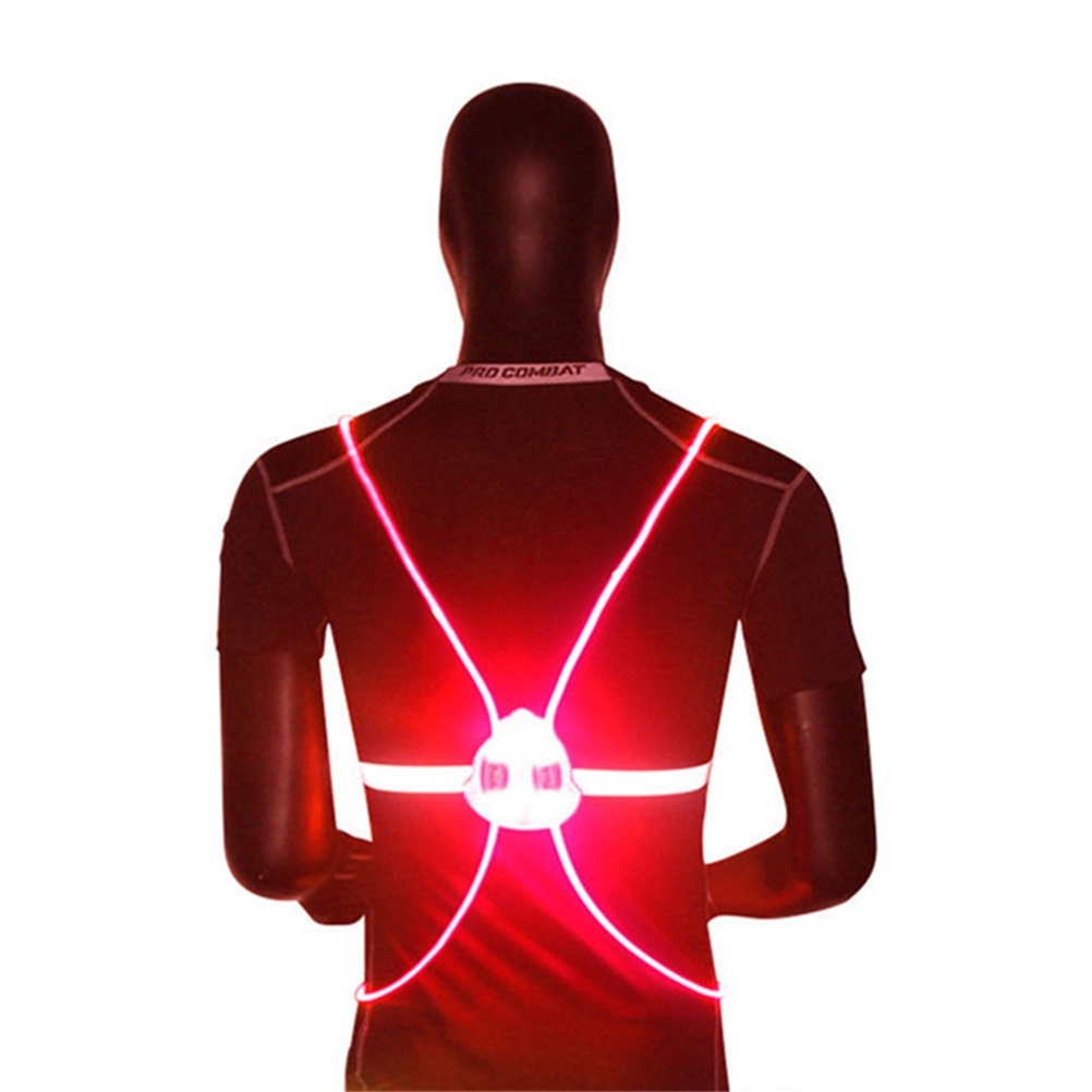 Reflective Cycling Vest - Outdoor 360 Reflective LED Flash Driving