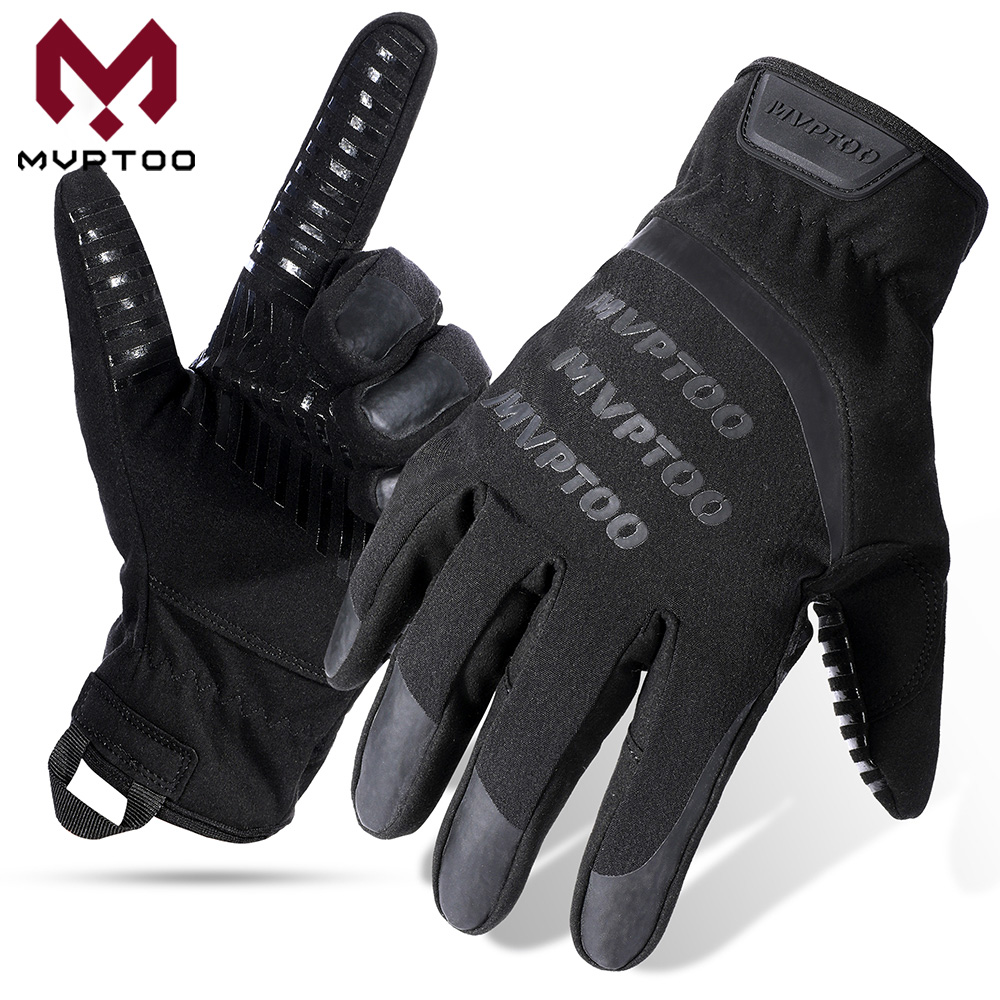 Cycling Gear For Cold Weather - Winter Thermal Touch Screen Gloves Cold