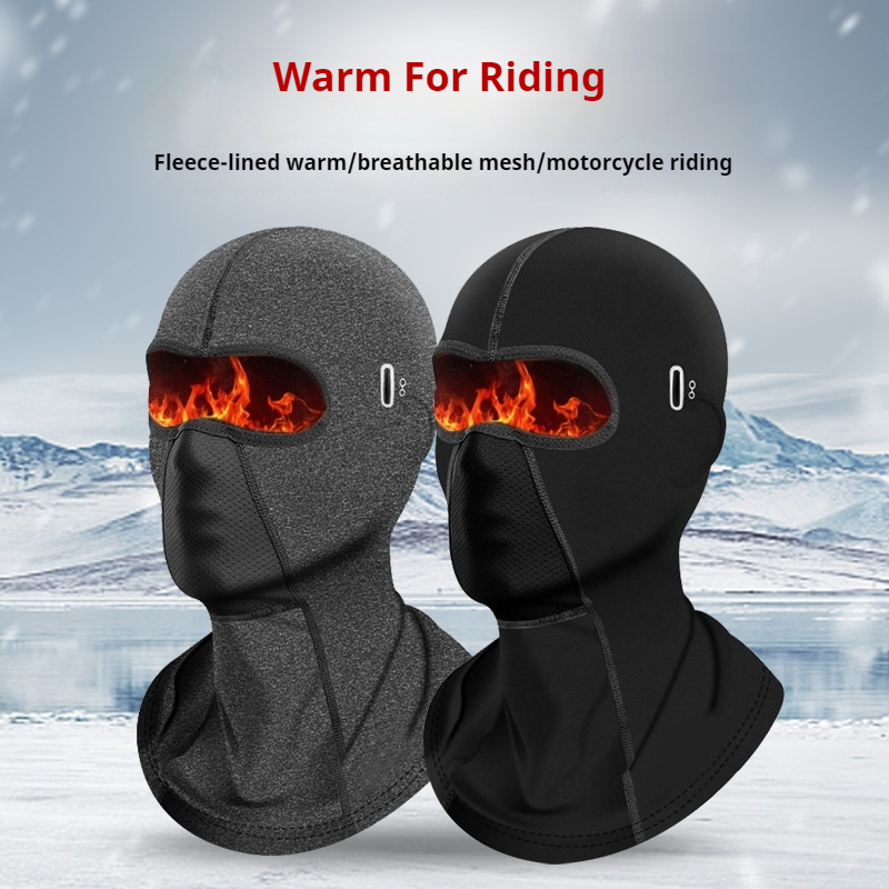 Cycling Gear Helmet - Cycling Balaclava Outdoor Riding Warm Motorcycle