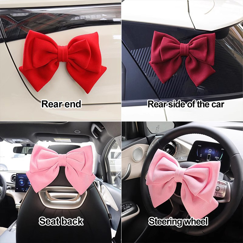 Cycling Gear Helmet - Women's Stylish Bow-knot Helmet Decor for