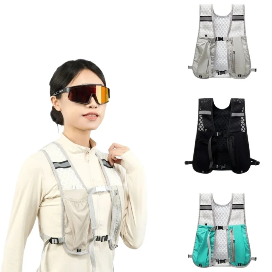 Reflective Cycling Vest - 2025 new Biking Running Storage Vest