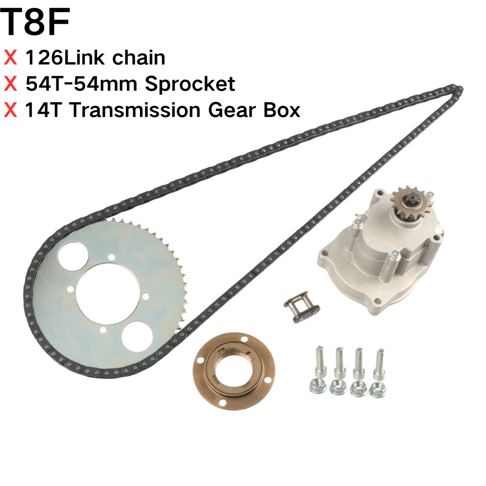 Cycling Gear Rack - T8F 44T/54T 4Bolt Rear Sprocket 126Link