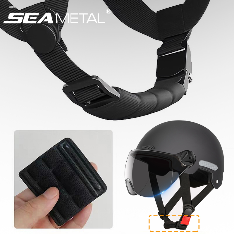 Cycling Gear Helmet - SEAMETAL Motorcycles Helmet Chin Pad Foam