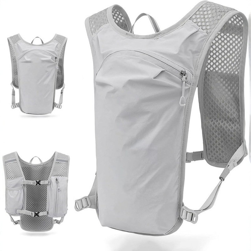 Reflective Cycling Vest - Ultra-Light Hydration Vest Backpack for Trail