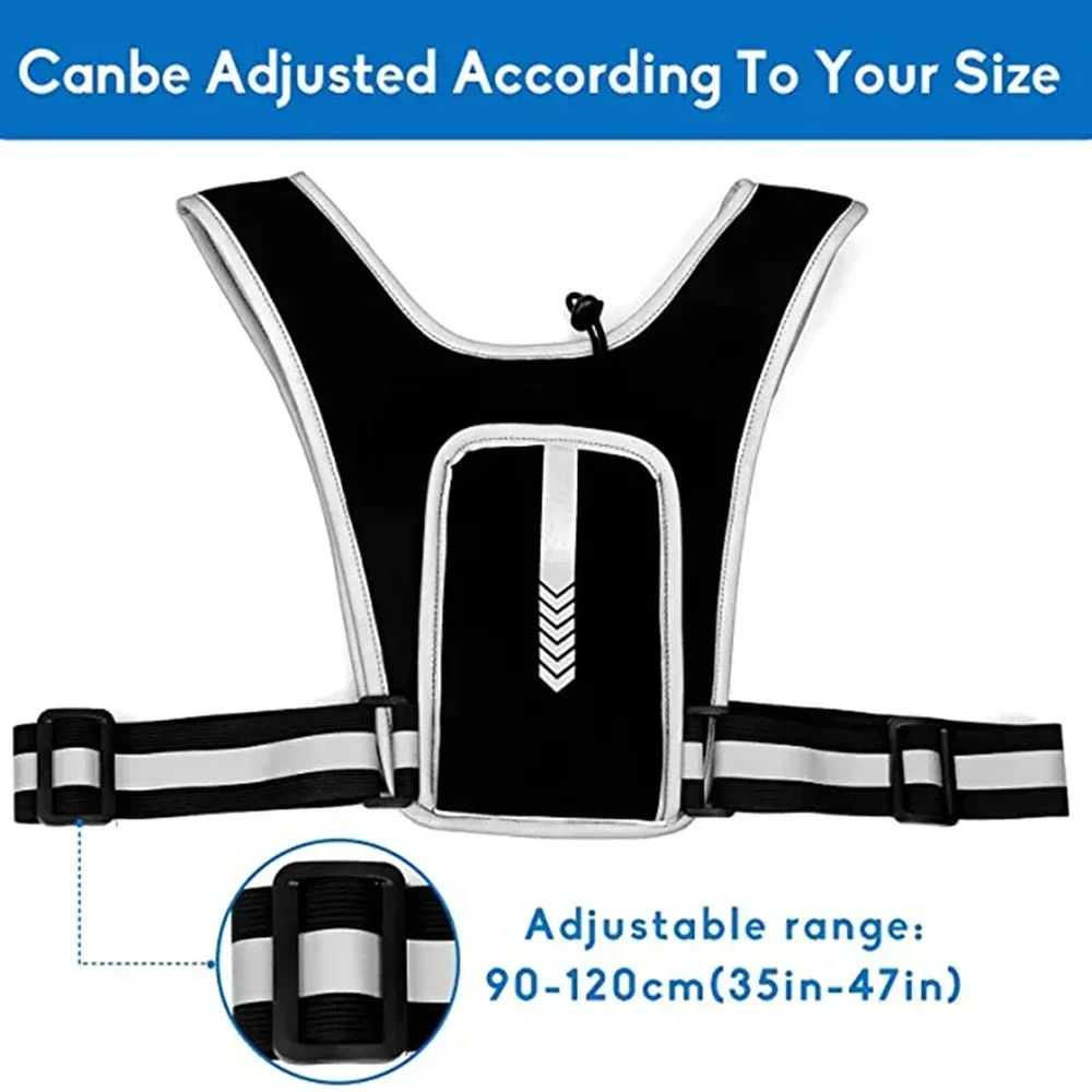 1Pcs Reflective Running Vest,  - огляд і ціна Reflective Cycling Vest