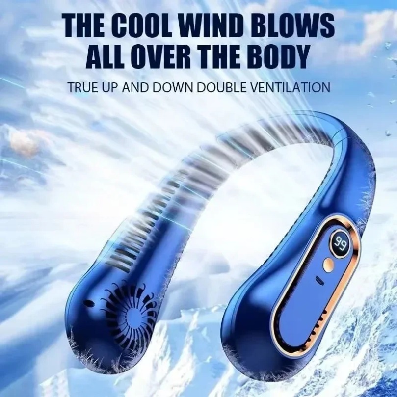 Outdoor Hanging Neck Fan 720°  - огляд і ціна Cycling Gear Outlet