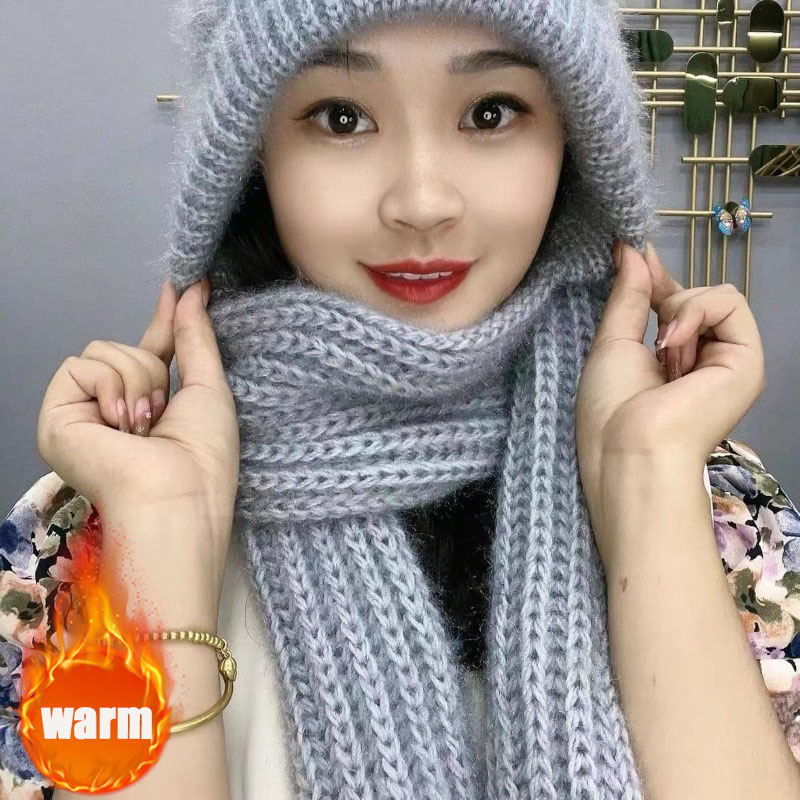 Women's Knit Hat Scarf Set Fle - огляд і ціна Cycling Gear For Cold Weather