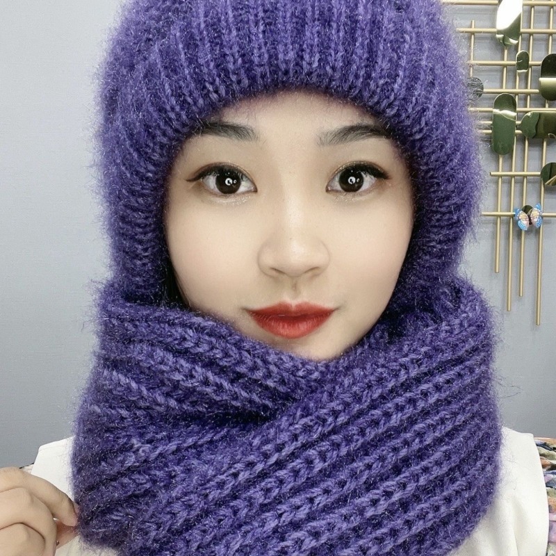 Women's Knit Hat Scarf Set Fle - огляд і ціна Cycling Gear For Cold Weather