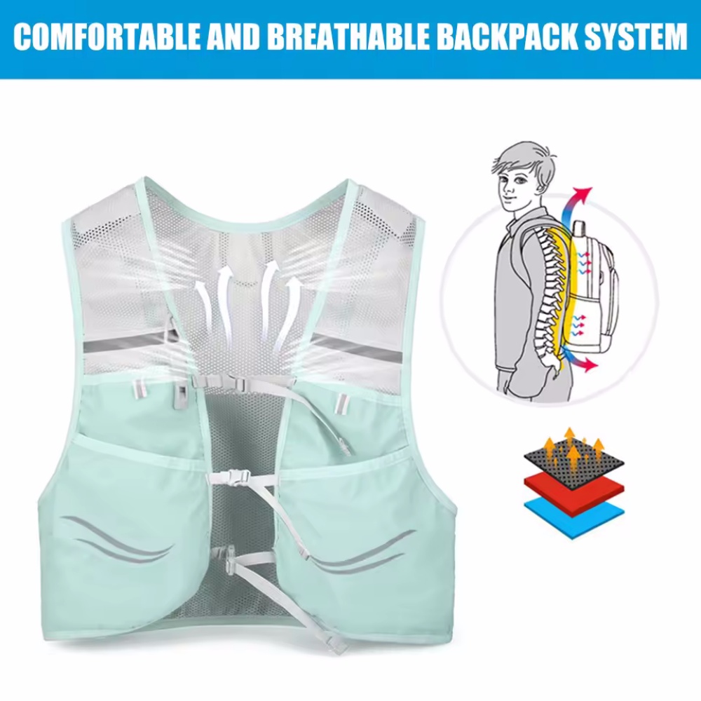 Reflective Running Vest Hydrat - огляд і ціна Reflective Cycling Vest
