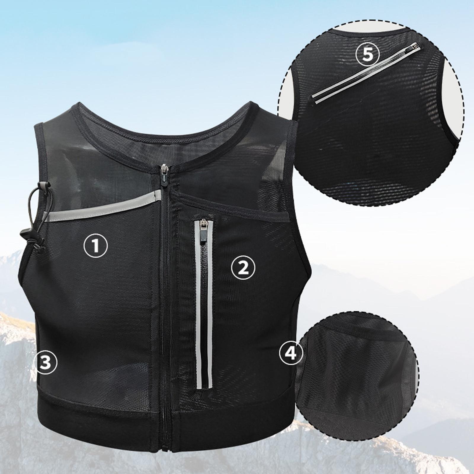 Running Vest Bag Chest Pack Re - огляд і ціна Reflective Cycling Vest
