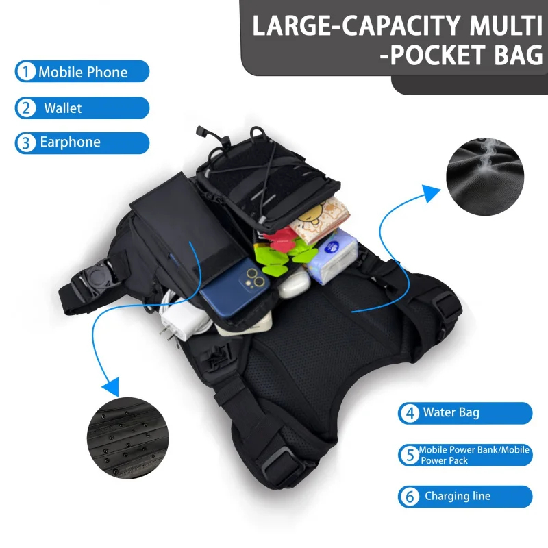 ​High-Quality Tactical Vest Ch - огляд і ціна Reflective Cycling Vest