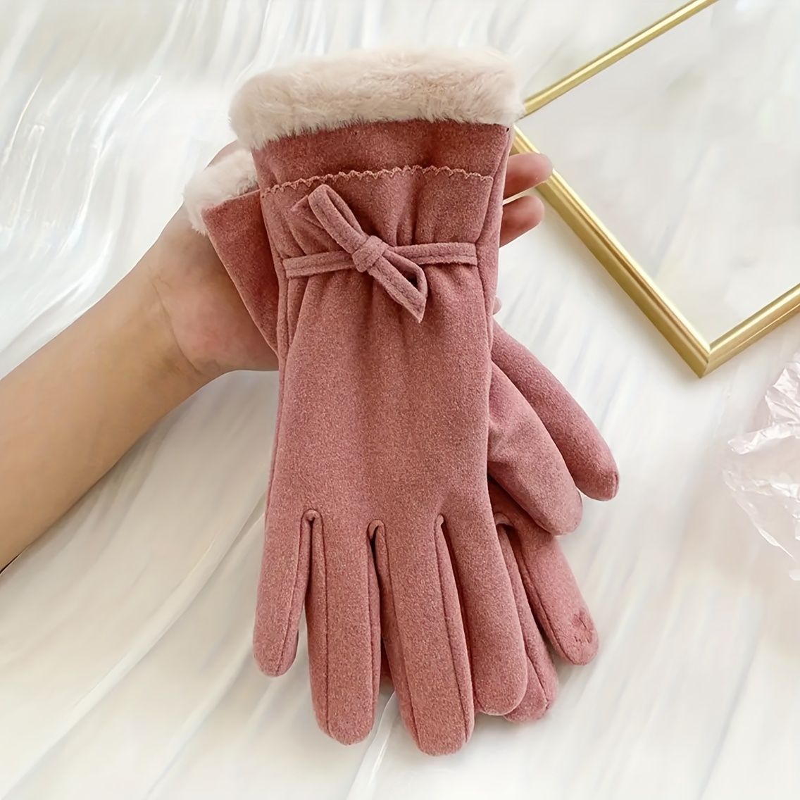 Winter women's fleece-lined bo - огляд і ціна Cycling Gear For Cold Weather