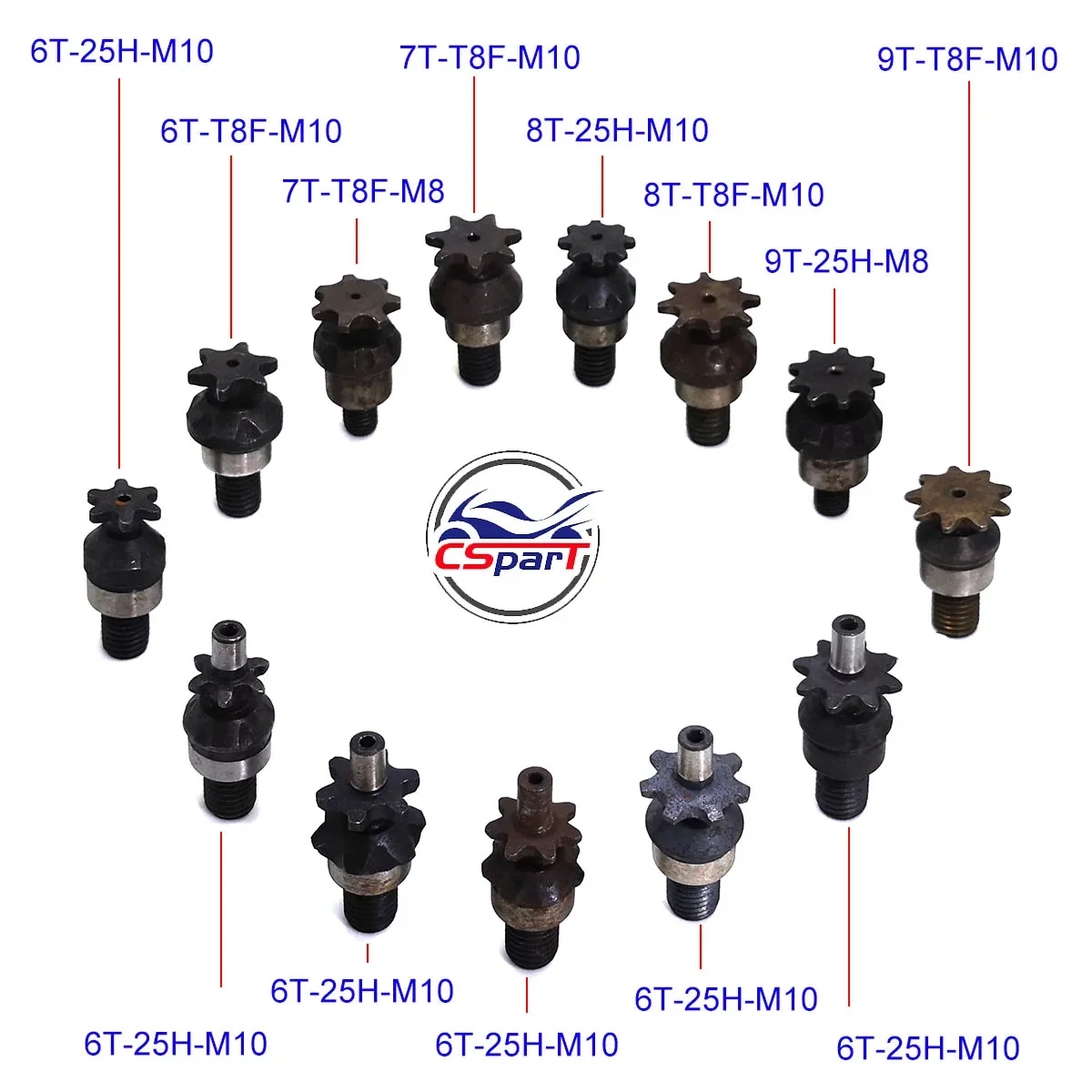 6T 7T 8T 9T 25H T8F M8 M10 Cha - огляд і ціна Cycling Gear Rack
