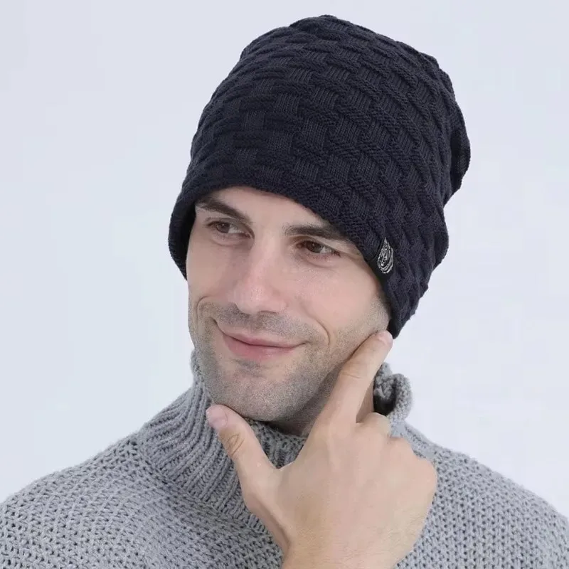 Mens Plush Lining Beanie Winte - огляд і ціна Cycling Gear For Cold Weather