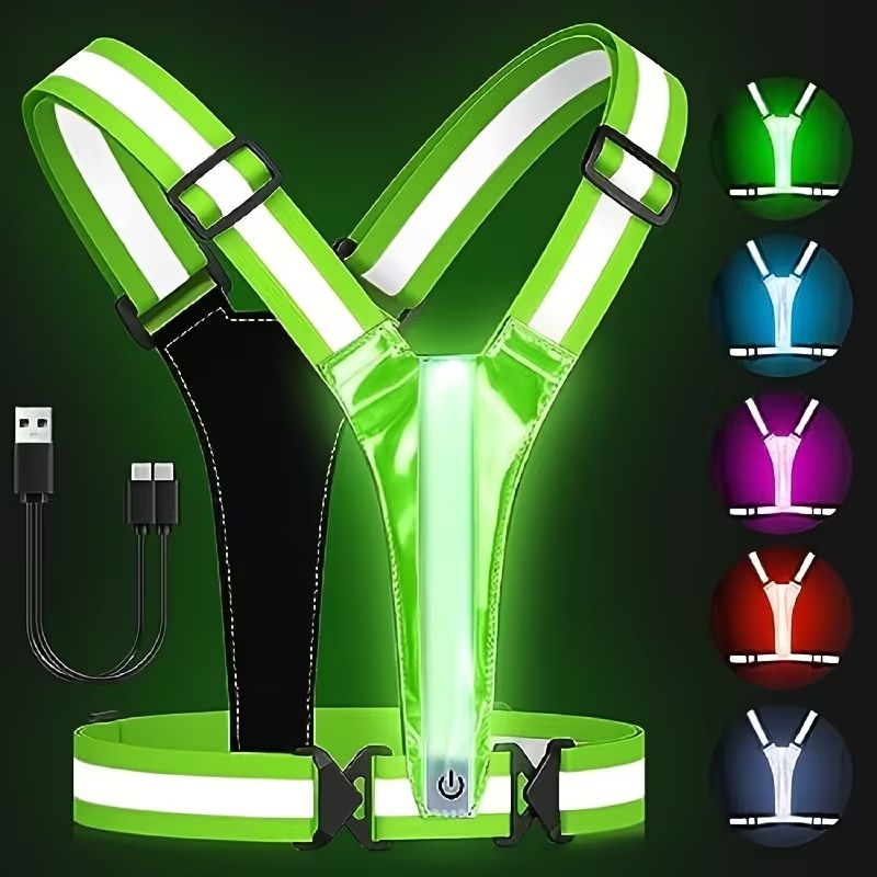 Luminous Light Strip Back Suit - огляд і ціна Reflective Cycling Vest
