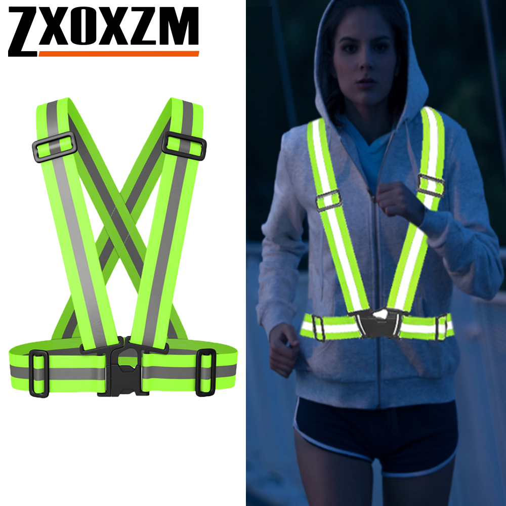 1Pcs Night Running Vest High V - огляд і ціна Reflective Cycling Vest