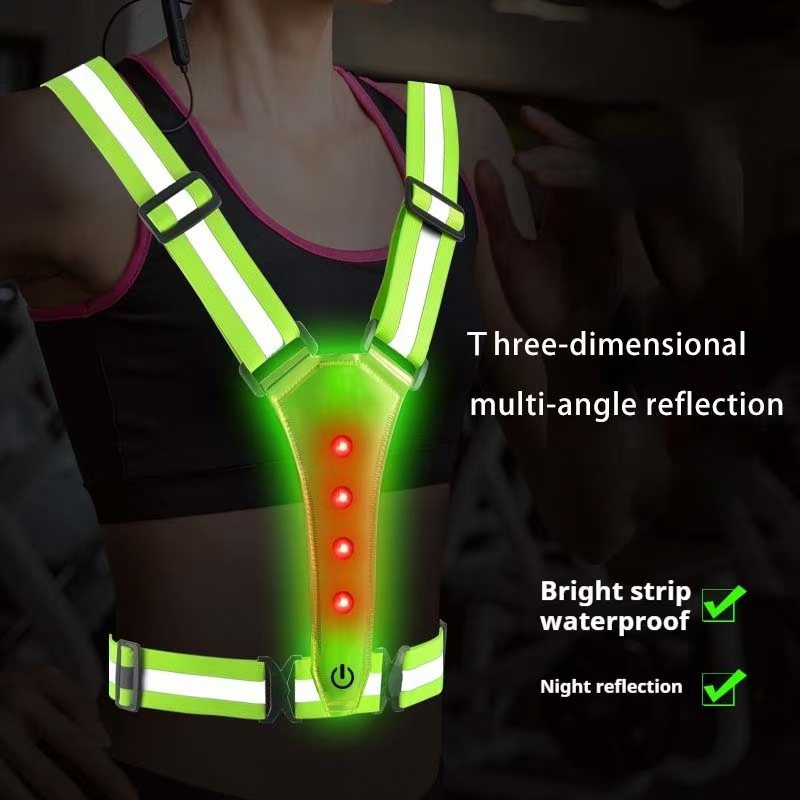 LED Running Vest Reflective Gl - огляд і ціна Reflective Cycling Vest
