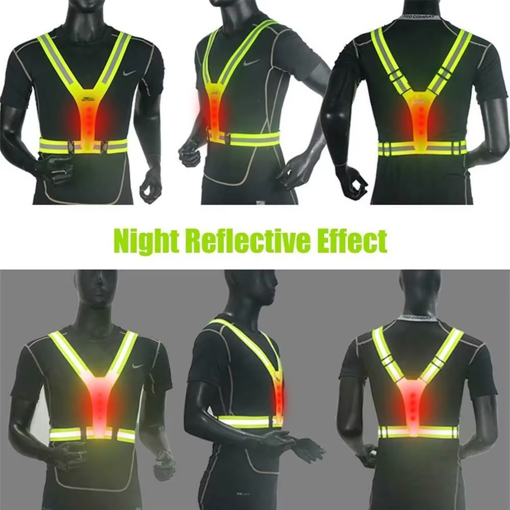 LED Running Vest Reflective Gl - огляд і ціна Reflective Cycling Vest