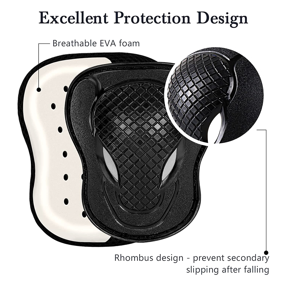 GOMOREON 6Pcs/Set Kids Safety  - огляд і ціна Cycling Safety Gear For Kids