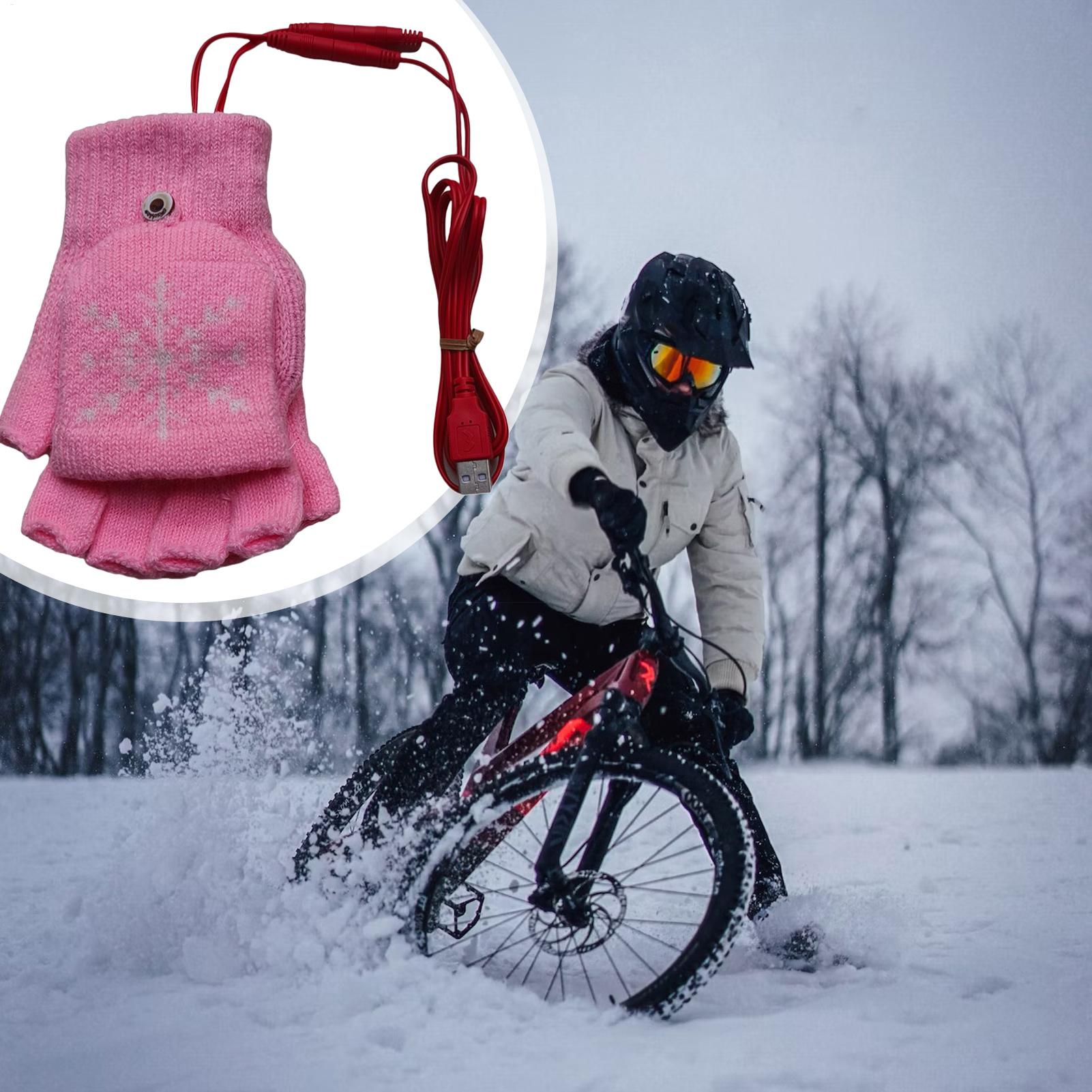 Heated Gloves Fingerless USB H - огляд і ціна Cycling Gear For Cold Weather