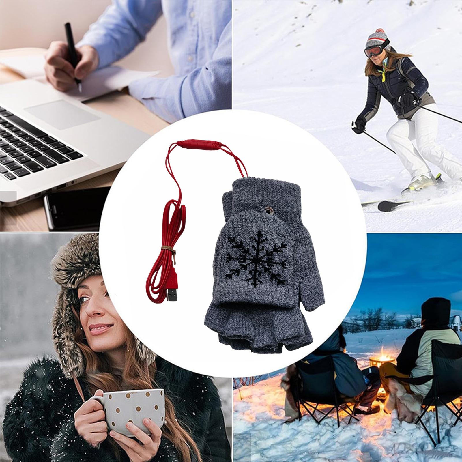 Heated Gloves Fingerless USB H - огляд і ціна Cycling Gear For Cold Weather