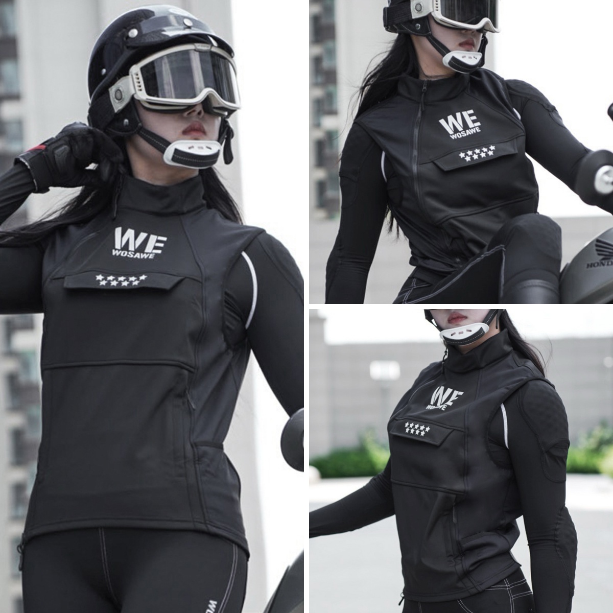 WOSAWE Winter Motorcycle Ridin - огляд і ціна Reflective Cycling Vest