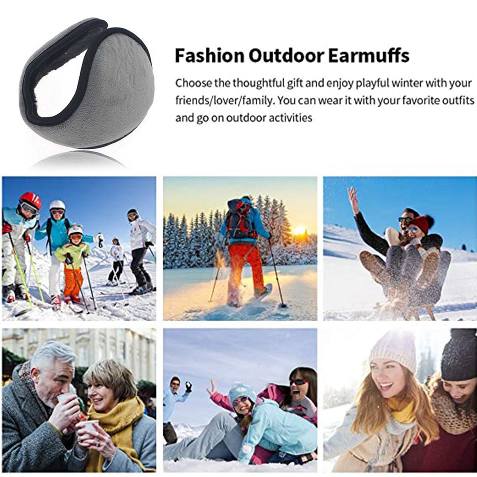 Winter Ear Muffs Warm Fleece F - огляд і ціна Cycling Gear For Cold Weather